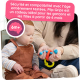 Plip grips - 3 anneaux texturés silicone