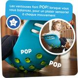 Planche d'équilibre à ventouse - Teeter Rocker - Bleu