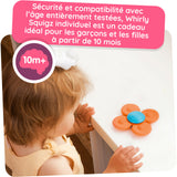 Whirly squigz - la toupie ventouse sensoriel